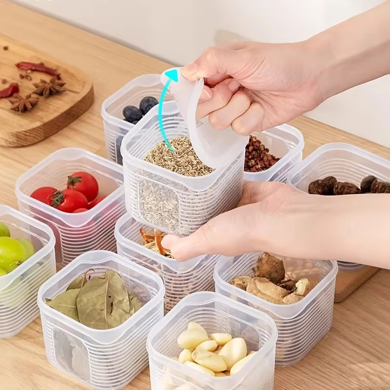 1/7pcs Food Storage Container  - đánh giá và giá Food Storage Box Plastic