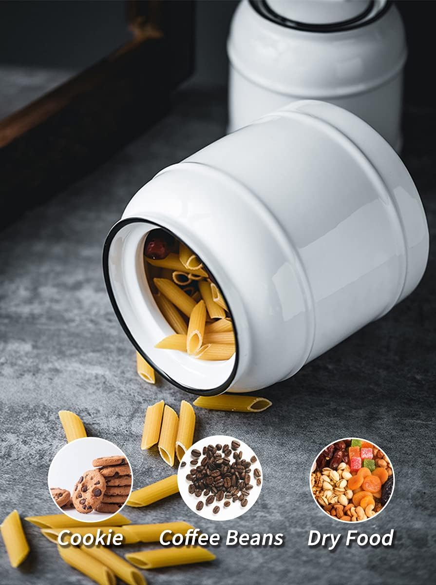 9cup/72oz Ceramic Jar for Dry  - đánh giá và giá Food Storage Plastic