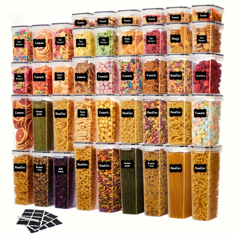 24 pcs Airtight Food Storage C - đánh giá và giá Food Storage Plastic