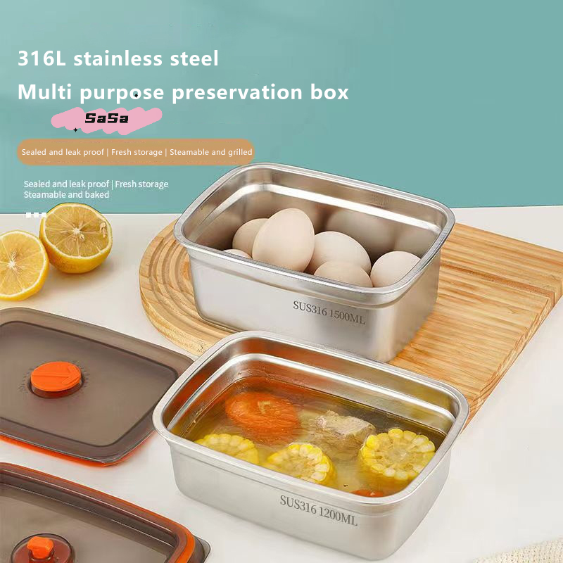 316 Stainless Steel Leak-proof - đánh giá và giá Stainless Lunch Box